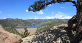 Ralph Price Reservoir viewed from Sleepy Lion Trail